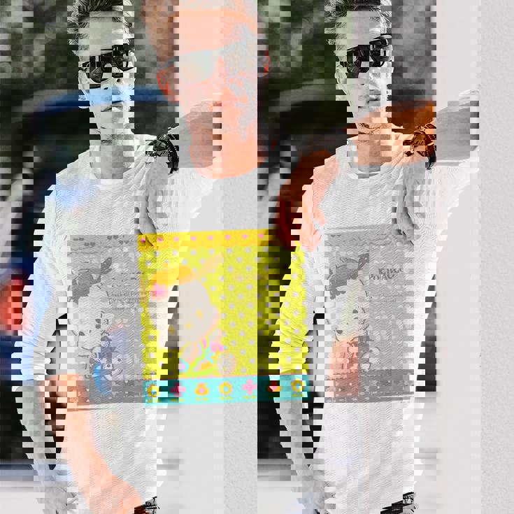 キッズ ポチャッコ Thank You 長袖Tシャツ 彼への贈り物