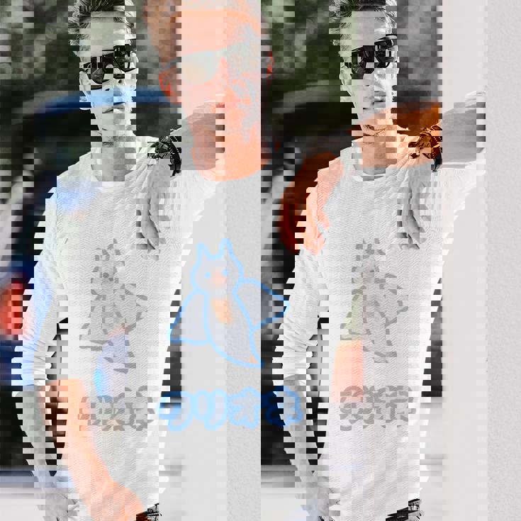 クリオネ（Big ビッグ）【どうぶつ フレンズ】ポップ ゆるくて かわいい キャラクター イラスト 長袖tシャツ 長袖Tシャツ 彼への贈り物