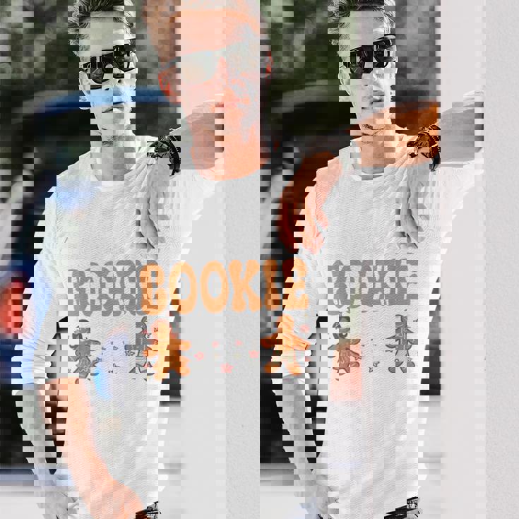 クリスマス認定クッキーテスタースタイル 長袖Tシャツ 彼への贈り物