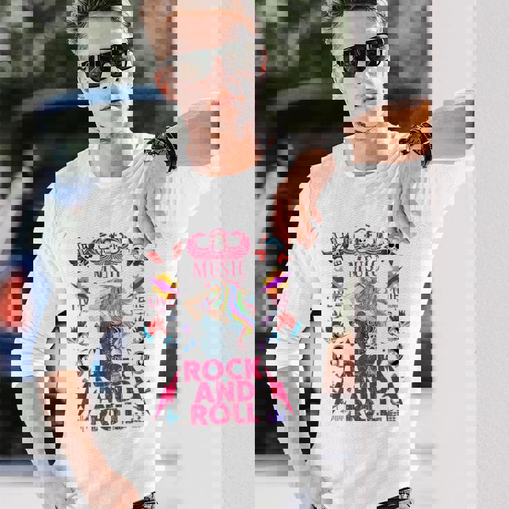 クールなヴィンテージオールドロックンロールミュージック、This Is My Rock And Roll 長袖Tシャツ 彼への贈り物