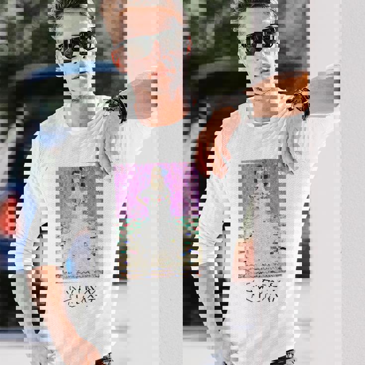 グスタフ・クリムト アートワーク 長袖Tシャツ 彼への贈り物