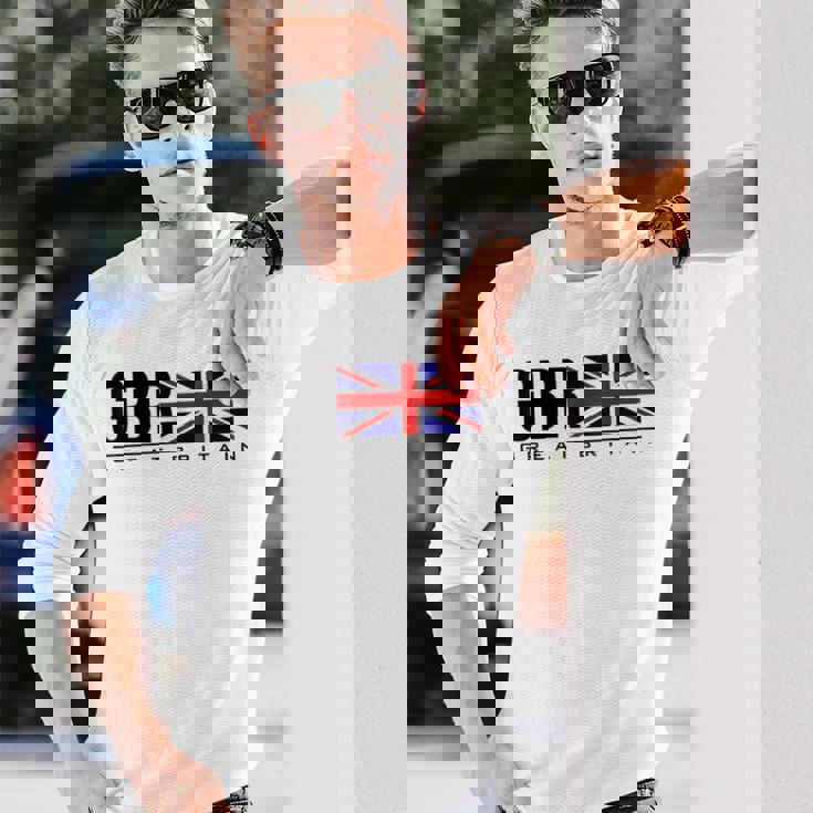 グレートブリテン国旗 ユニオンジャック ブリティッシュアスレチック チーム スポーツ 長袖Tシャツ 彼への贈り物