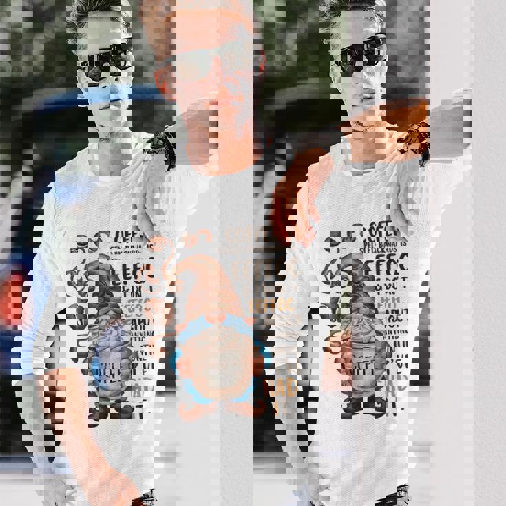 コーヒーノームコーヒーの後ろ向き綴りはeeffoc面白いです。 長袖Tシャツ 彼への贈り物