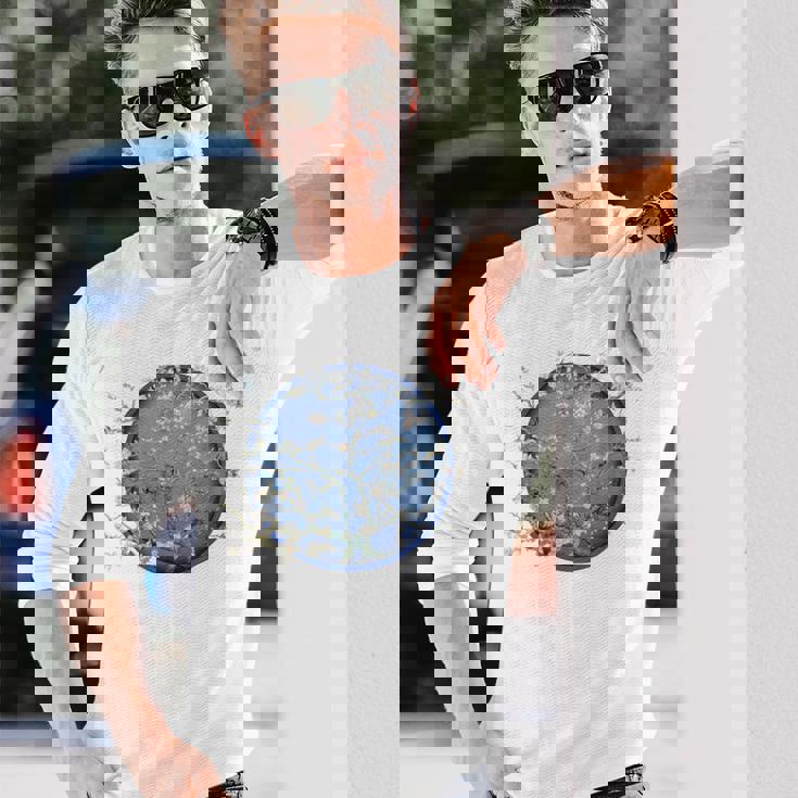 ゴッホ アーモンドブロッサム 長袖Tシャツ 彼への贈り物