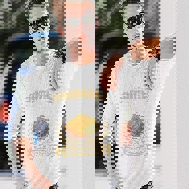 サルマレ好き セルビアン I Makearmale Disappearルーマニア料理 長袖tシャツ 長袖Tシャツ 彼への贈り物