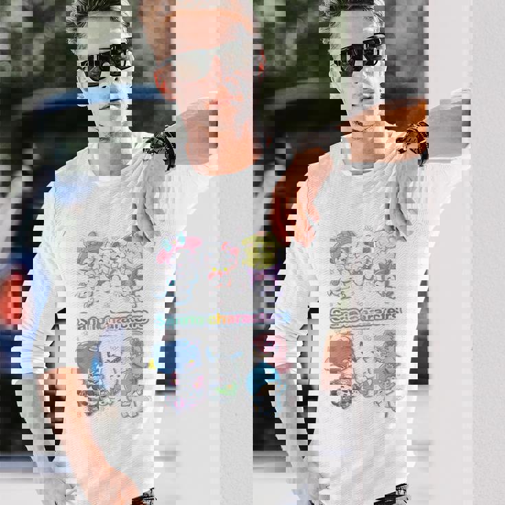 サンリオキャラクターズ サンリオキャラクター大賞デザイン 集合D 長袖Tシャツ 彼への贈り物