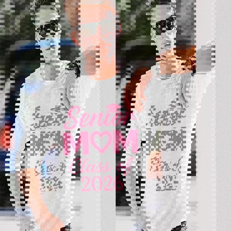 シニアママクラス 2026年 ピンク プラウド 卒業 母 卒業 長袖tシャツ 長袖Tシャツ 彼への贈り物