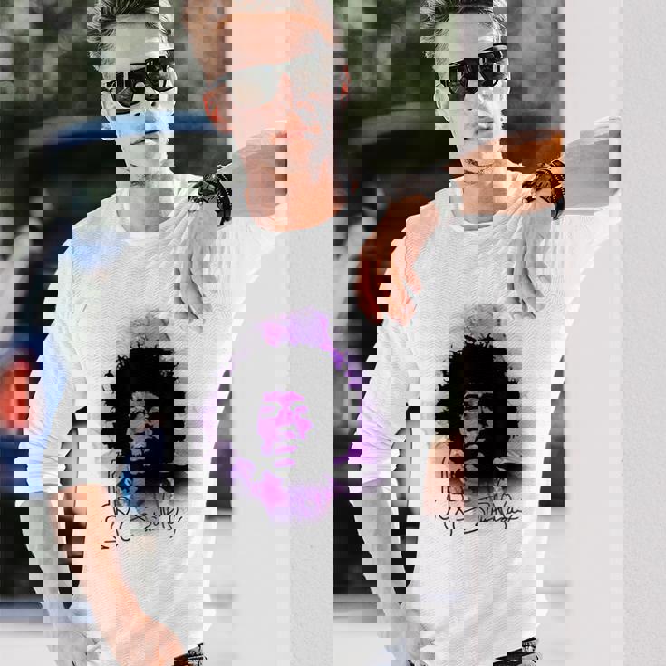 ジミヘンドリックス_001 長袖Tシャツ 彼への贈り物