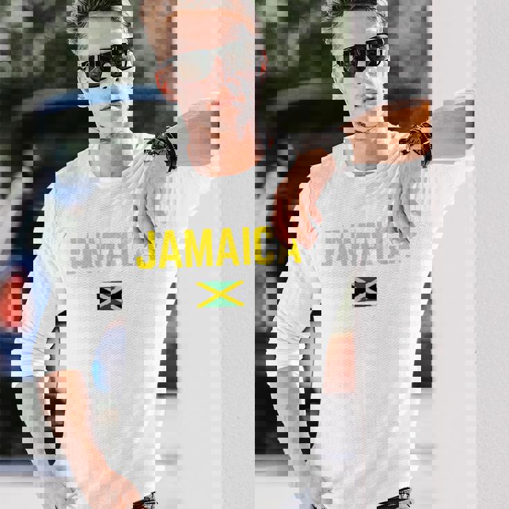 ジャマイカ 旗 大 国旗 メンズ レディース キッズ ジャマイカ 長袖Tシャツ 彼への贈り物