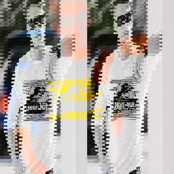 ジュラシック・ワールド Endangeredtriceratops 長袖Tシャツ 彼への贈り物