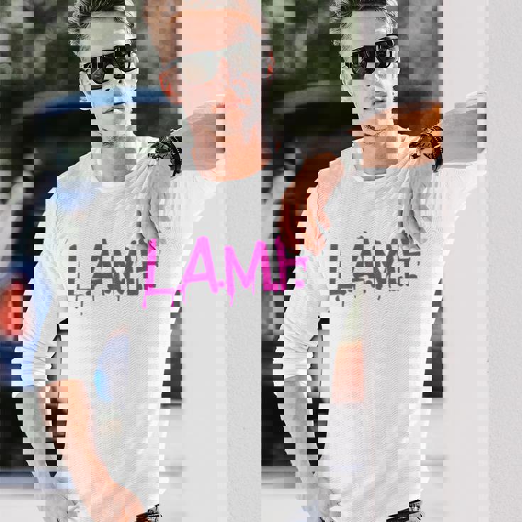 ジョニー・サンダース Lamf 長袖tシャツ 長袖Tシャツ 彼への贈り物