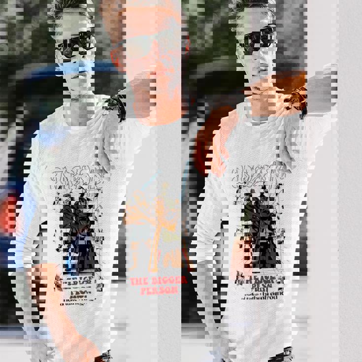 スター・ウォーズ クラシック テイク・ザ・ハイグラウンド アナキン&オビワン 長袖Tシャツ 彼への贈り物