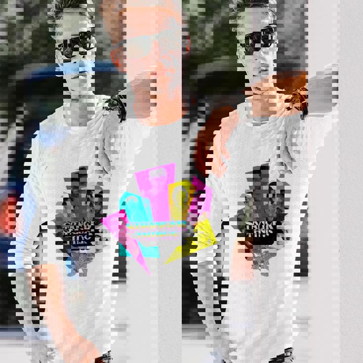 ストレンジャー・シングス The Party Memphis スプラッシュファン 記念品 長袖Tシャツ 彼への贈り物