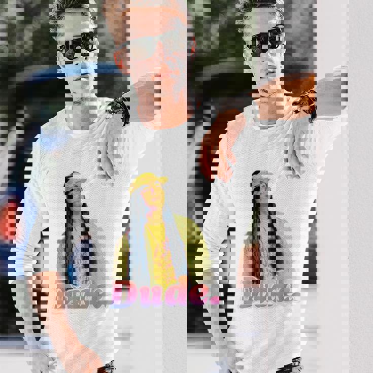 ストレンジャー・シングス サーファーボーイ ピザ アーガイル カリ デュード ヴィンテージ 長袖Tシャツ 彼への贈り物