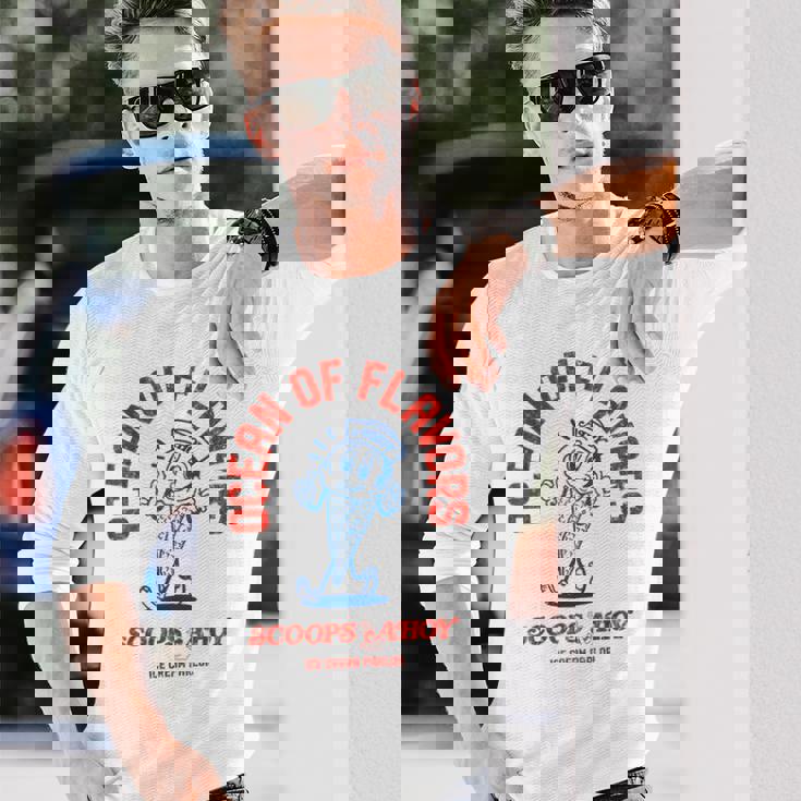 ストレンジャー・シングス スクープ アホイ スターコート アイスクリーム味 レトロ 長袖Tシャツ 彼への贈り物