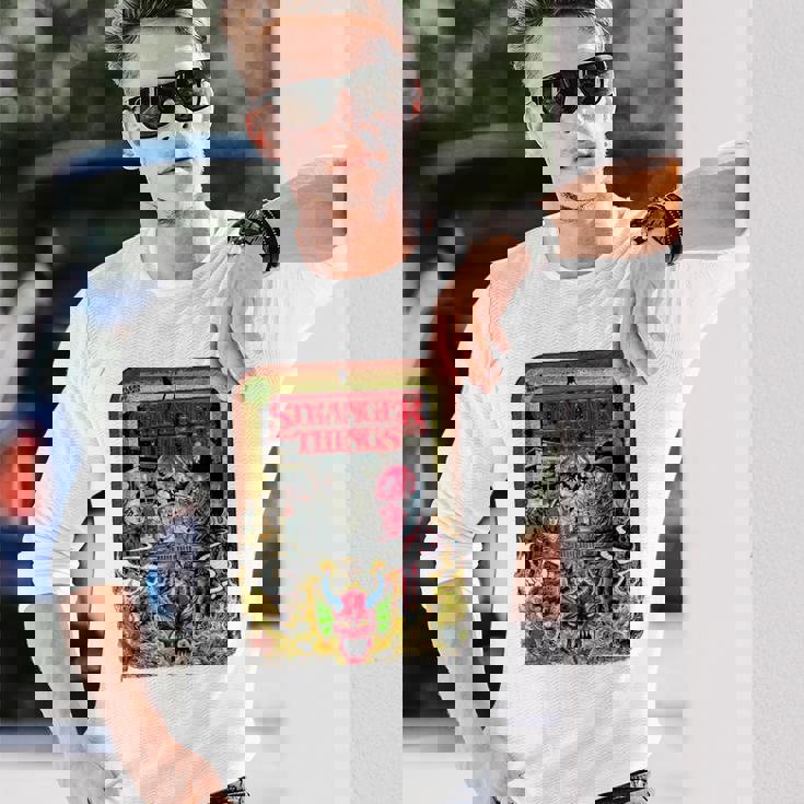 ストレンジャー・シングス プロモコミック The Partyecna セピア ヴィンテージ 長袖Tシャツ 彼への贈り物