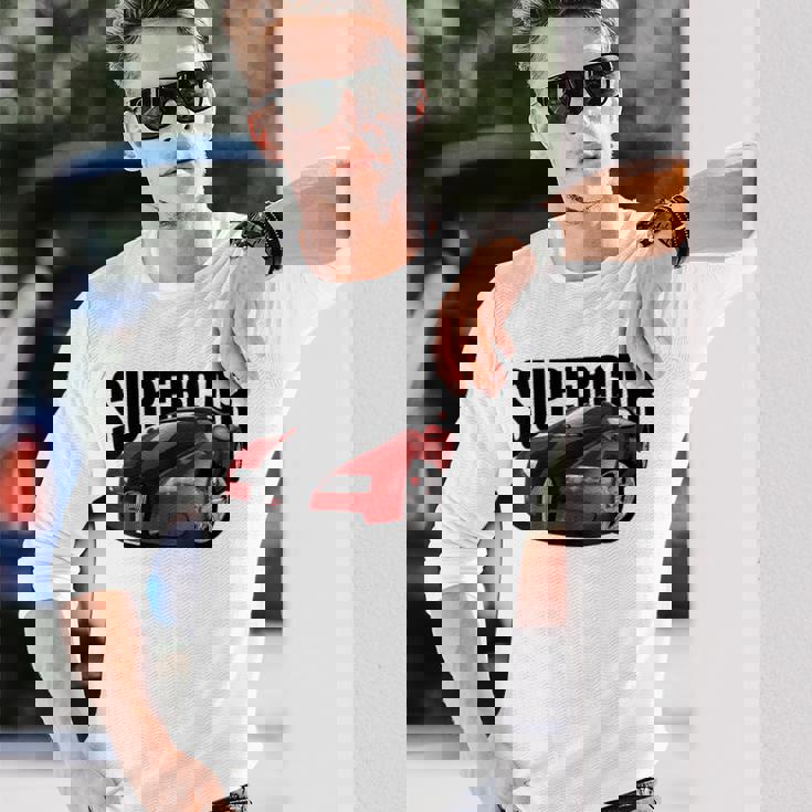 スー、スポーツカー、マッスルカー、レースカーのtシャツ。 長袖Tシャツ 彼への贈り物