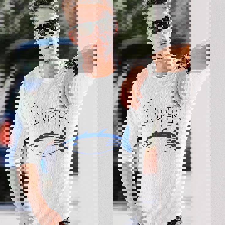 スーパー マグロ 魚 陸軍 友達 ギフト K-Pop 長袖Tシャツ 彼への贈り物