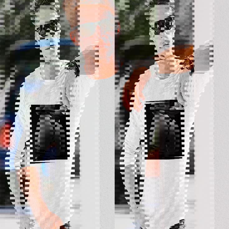 セクシー ブラック ホワイト 写真 美しいお尻 Tバック 長袖tシャツ 長袖Tシャツ 彼への贈り物