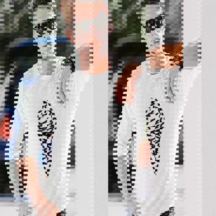 ソフトクリーム 長袖Tシャツ 彼への贈り物