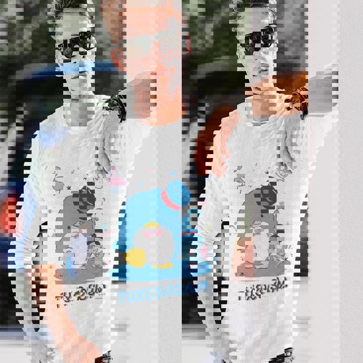 タキシードサム ダンス 【バレンタインギフトにおすすめ！】 長袖Tシャツ 彼への贈り物