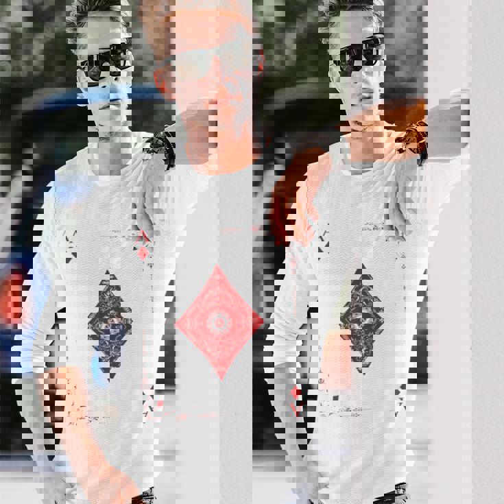 ダイヤのエース トランプ 長袖Tシャツ 彼への贈り物