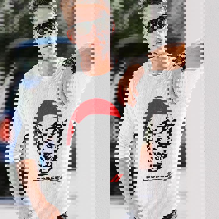 ダッジデーモンサンタハット赤 長袖Tシャツ 彼への贈り物