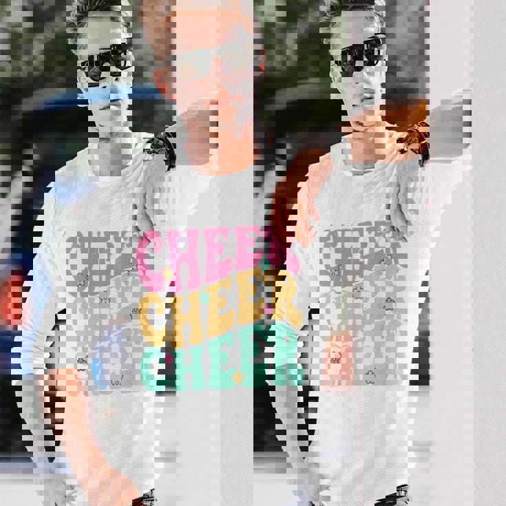 チアリーディング用 チアリーダー スクワッド ガール ティーン チア練習 長袖Tシャツ 彼への贈り物