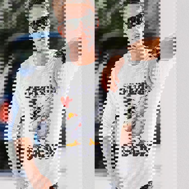 チキン パパ ニワトリ 父 チキン ジャンパー 農家 父の日 長袖tシャツ 長袖Tシャツ 彼への贈り物