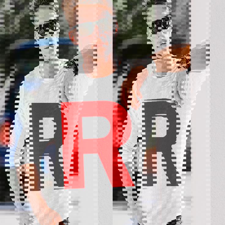 チームロケットシャツ Go Poke All Monsters Out There 長袖tシャツ 長袖Tシャツ 彼への贈り物