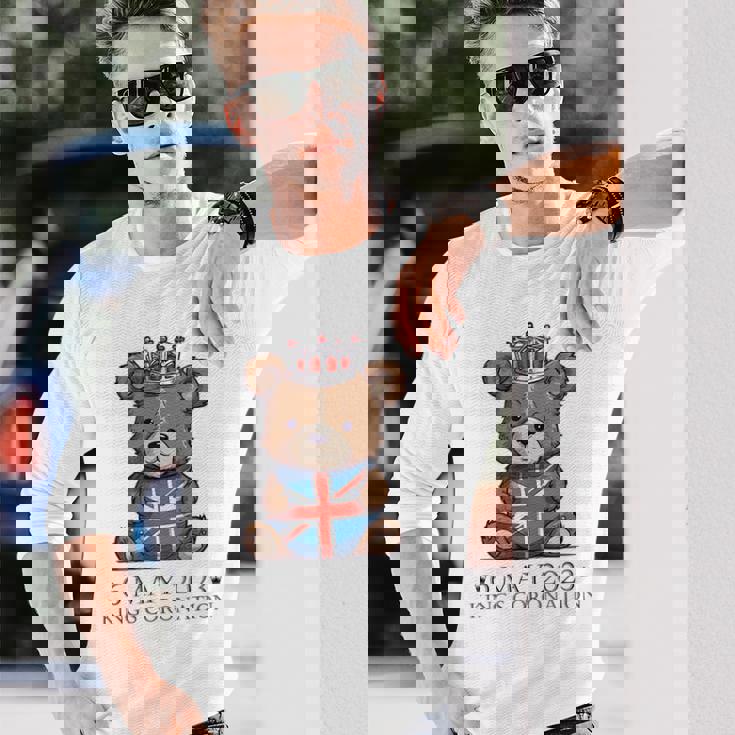 テディロイヤルベア 王様の戴冠式 ユニオンジャック・チャールズ 長袖Tシャツ 彼への贈り物