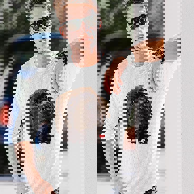 ディス・イズ・ラブ・チョコレート・ラボ 長袖tシャツ 長袖Tシャツ 彼への贈り物