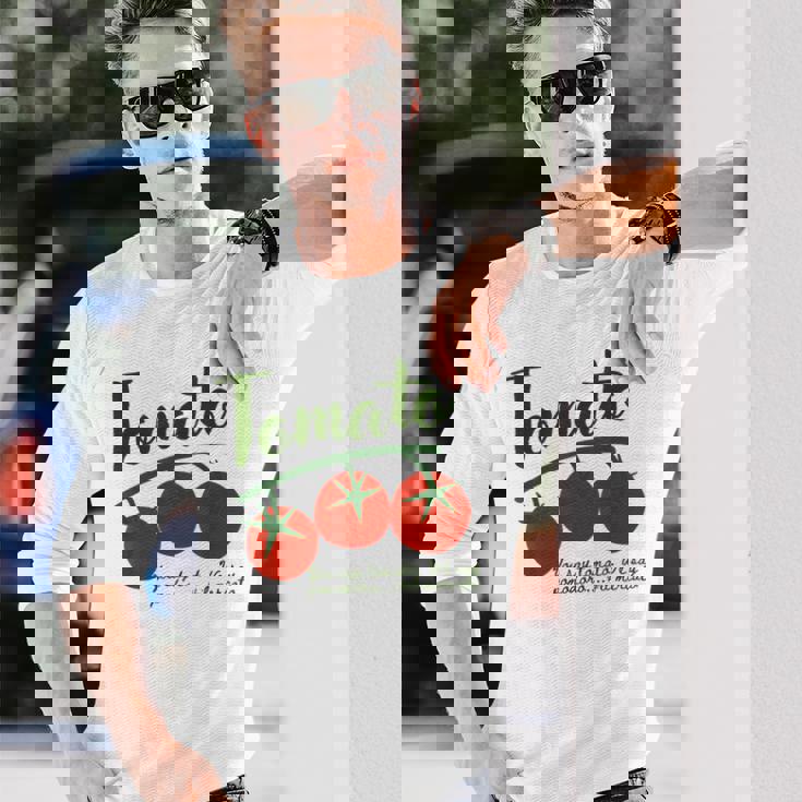 トマトガール 夏 Il ポモドーロ イタリアンサマー 長袖Tシャツ 彼への贈り物