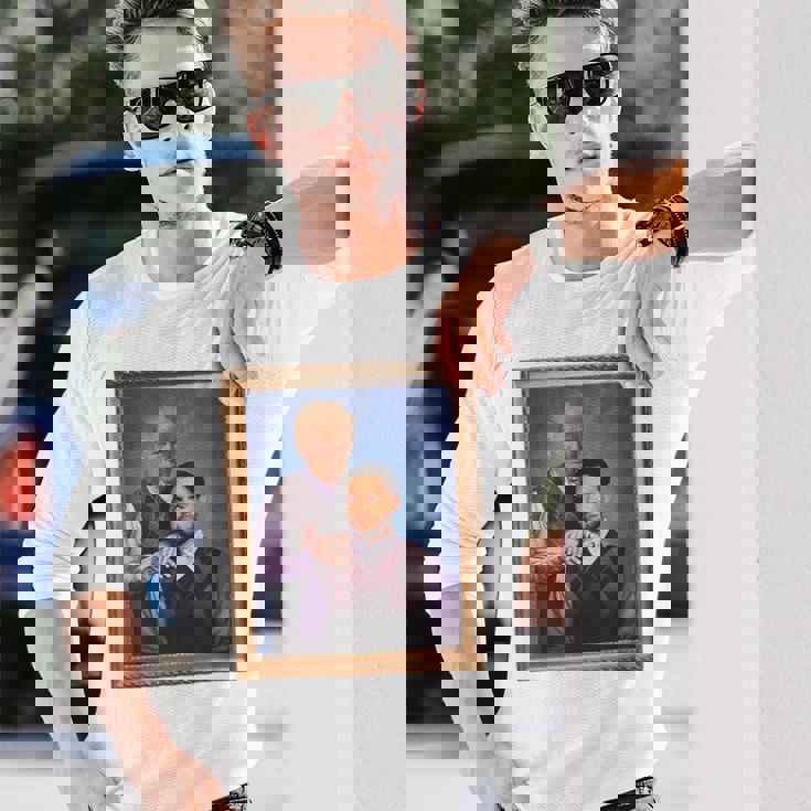 トランプ・ヴァンス・ブラザーズ ポートレート トランプ大統領 2024 長袖Tシャツ 彼への贈り物