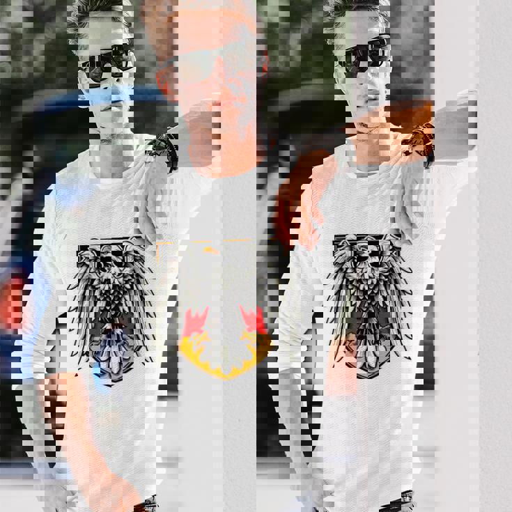 ドイツ鷲旗 ドイツ国旗 長袖tシャツ 長袖Tシャツ 彼への贈り物