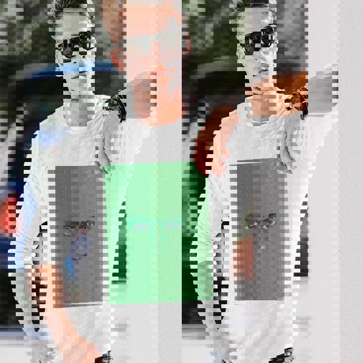 ドリミ4周年記念 壁（獅子丸 孝臣） 長袖Tシャツ 彼への贈り物