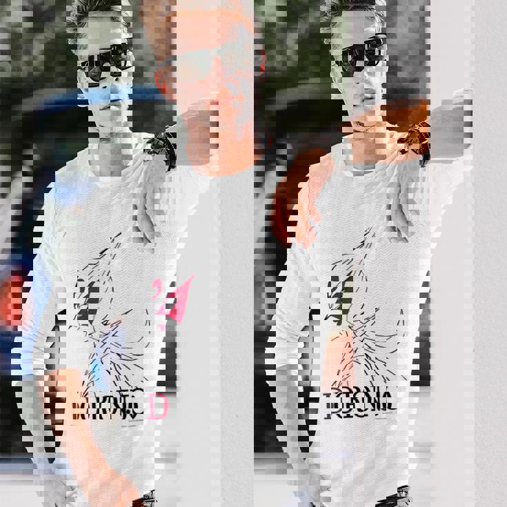 ドロンジョデザインm ホワイト 長袖Tシャツ 彼への贈り物