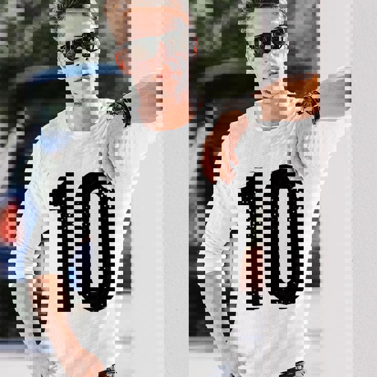 ナンバー10 長袖Tシャツ 彼への贈り物