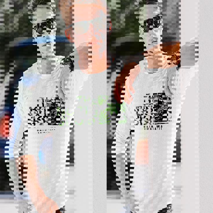 ノースショア ハワイ フローラル 長袖Tシャツ 彼への贈り物