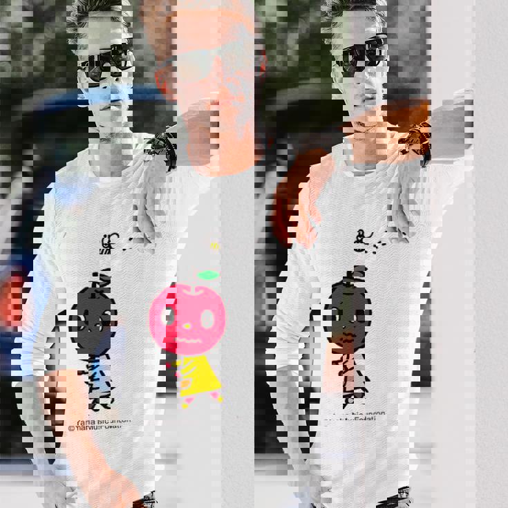 ハチさんとおにごっこ 長袖Tシャツ 彼への贈り物