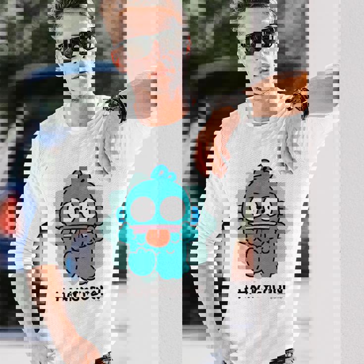 ハンギョドン へんがお ダークカラー 長袖Tシャツ 彼への贈り物