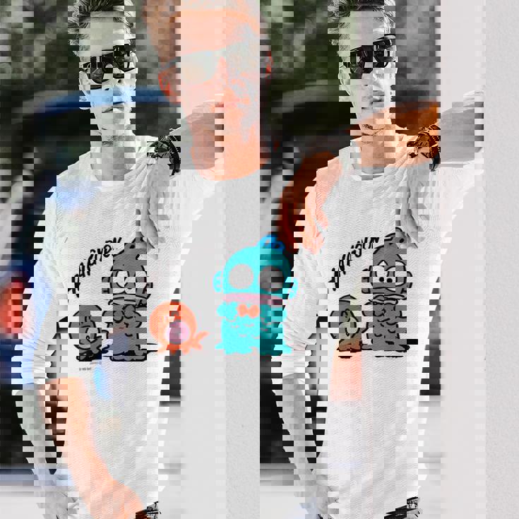 ハンギョドン 蝶ネクタイ ライトカラー 長袖Tシャツ 彼への贈り物