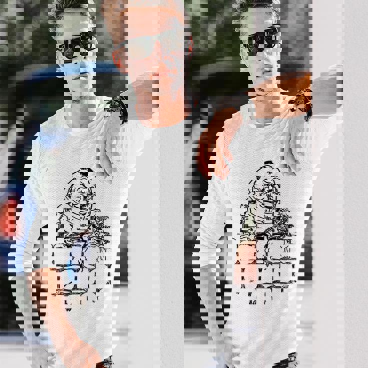 ハンプティ・ダンプティ・ウォール 長袖Tシャツ 彼への贈り物