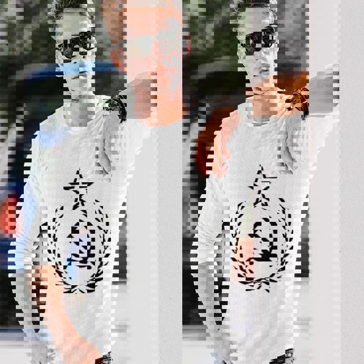 ハンマーと鎌 リース ソ連 ソビエト連邦 長袖Tシャツ 彼への贈り物