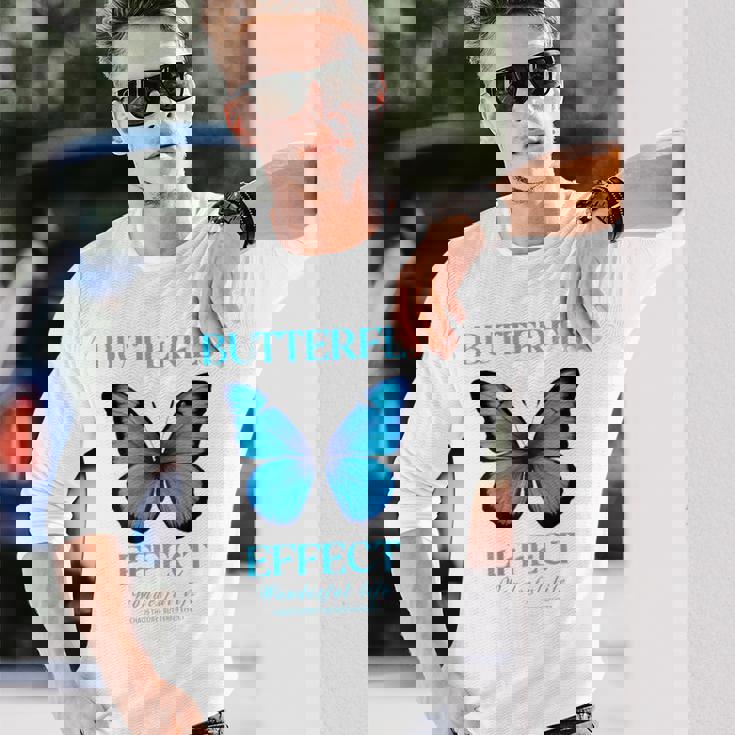 バタフライエフェクトtシャツ バックプリント テクノフェスティバル Tekk 長袖Tシャツ 彼への贈り物