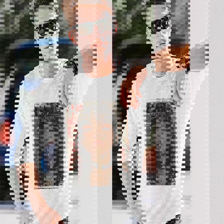 バックプリントtシャツ ピンナップガール ラーメン ヌードル アニメ マンガ アジアン ラーメン 長袖Tシャツ 彼への贈り物