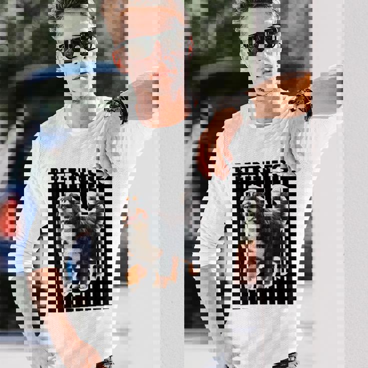 バーニーズマウンテンドッグ愛好家 長袖Tシャツ 彼への贈り物