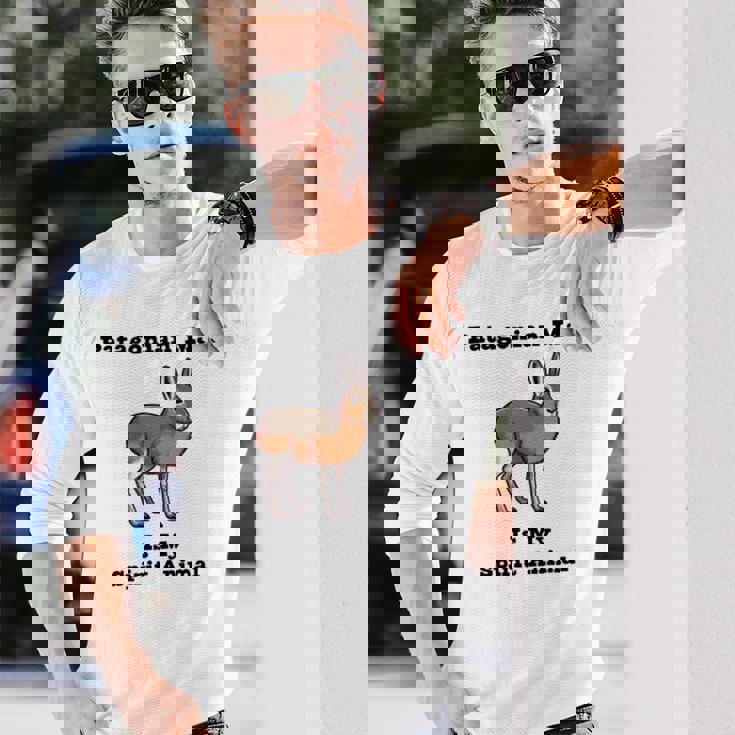 パタゴニアン マーラ スピリットアニマル 長袖tシャツ 長袖Tシャツ 彼への贈り物