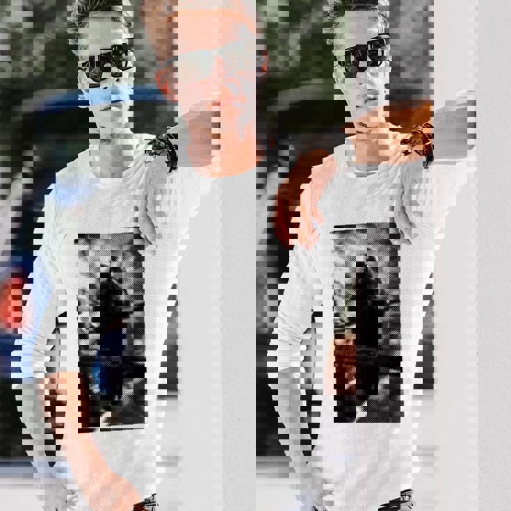 パンク ロック モード モッズ 半袖 かっこいい おしゃれ 大きいサイズ フォトプリント 春夏 ブランド 動物 烏 長袖Tシャツ 彼への贈り物