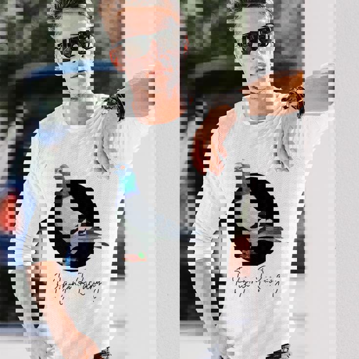 ピジョン レーシング コロンボフィール ダイヴェンスポーツ タウベンチュヒター ピジョン 長袖Tシャツ 彼への贈り物